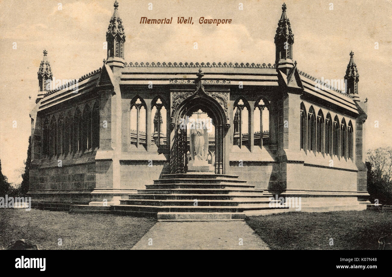Memorial Well, Kanpur (Cawnpore), Indien Stockfoto