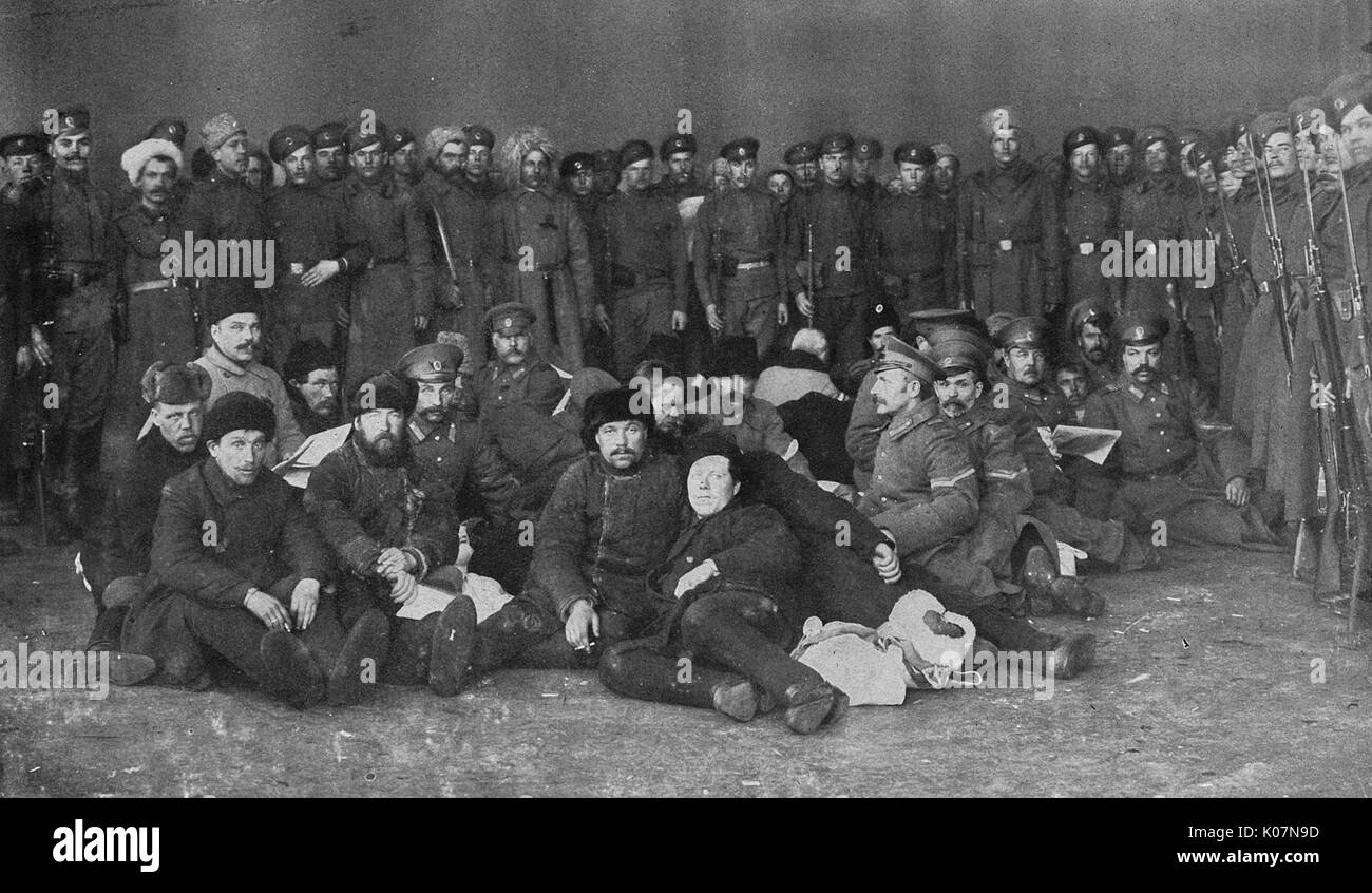 Polizeispionen werden von Duma, Russland, angeklagt Stockfoto