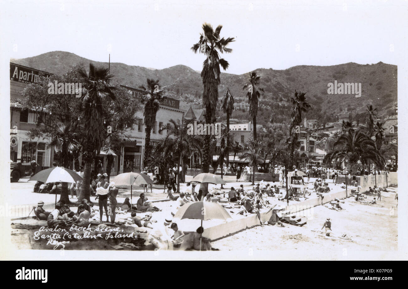 Avalon Beach, Santa Catalina Island, Kalifornien, USA Stockfoto