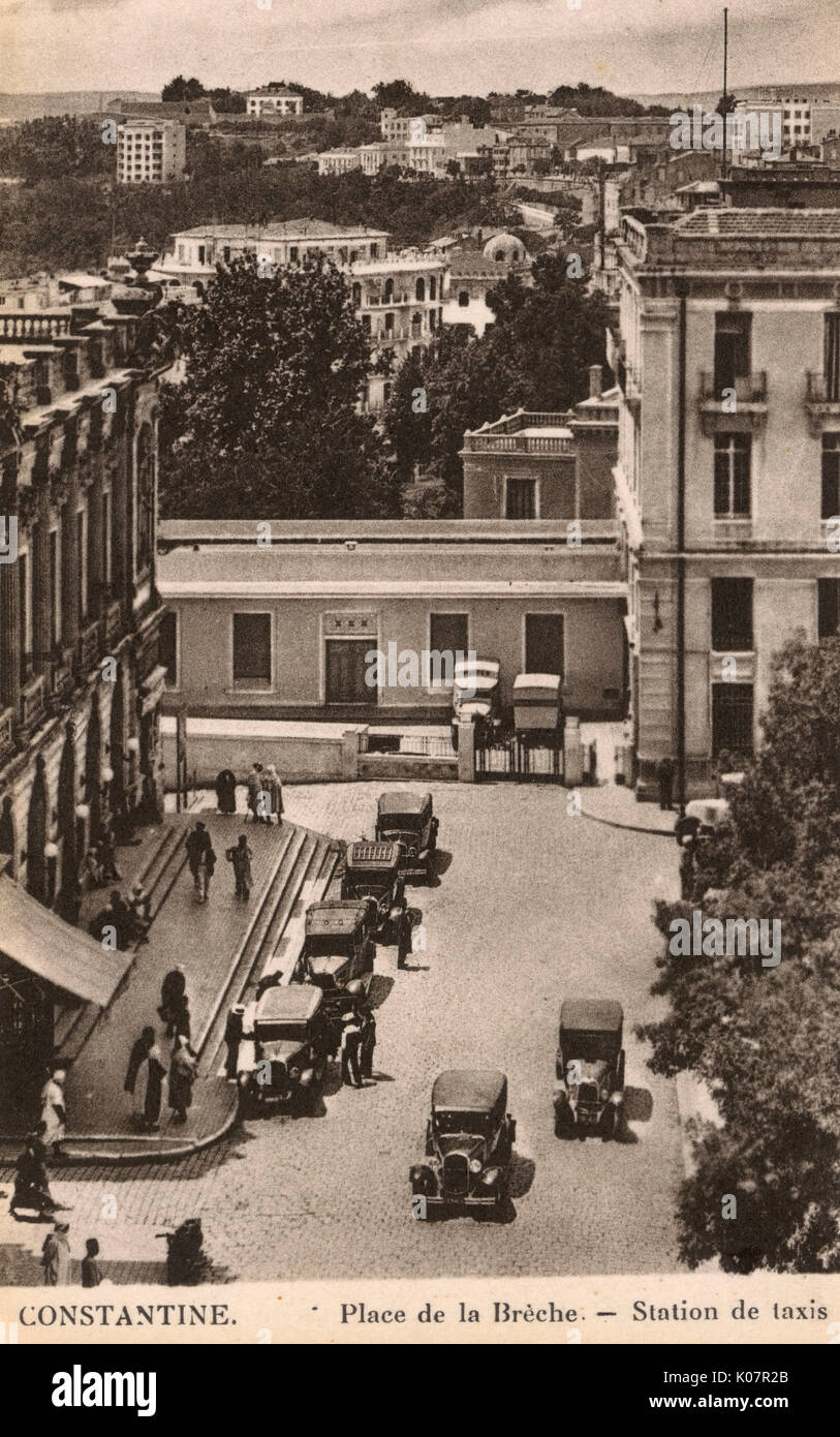 Place de la Breche, Konstantine, Algerien Stockfoto