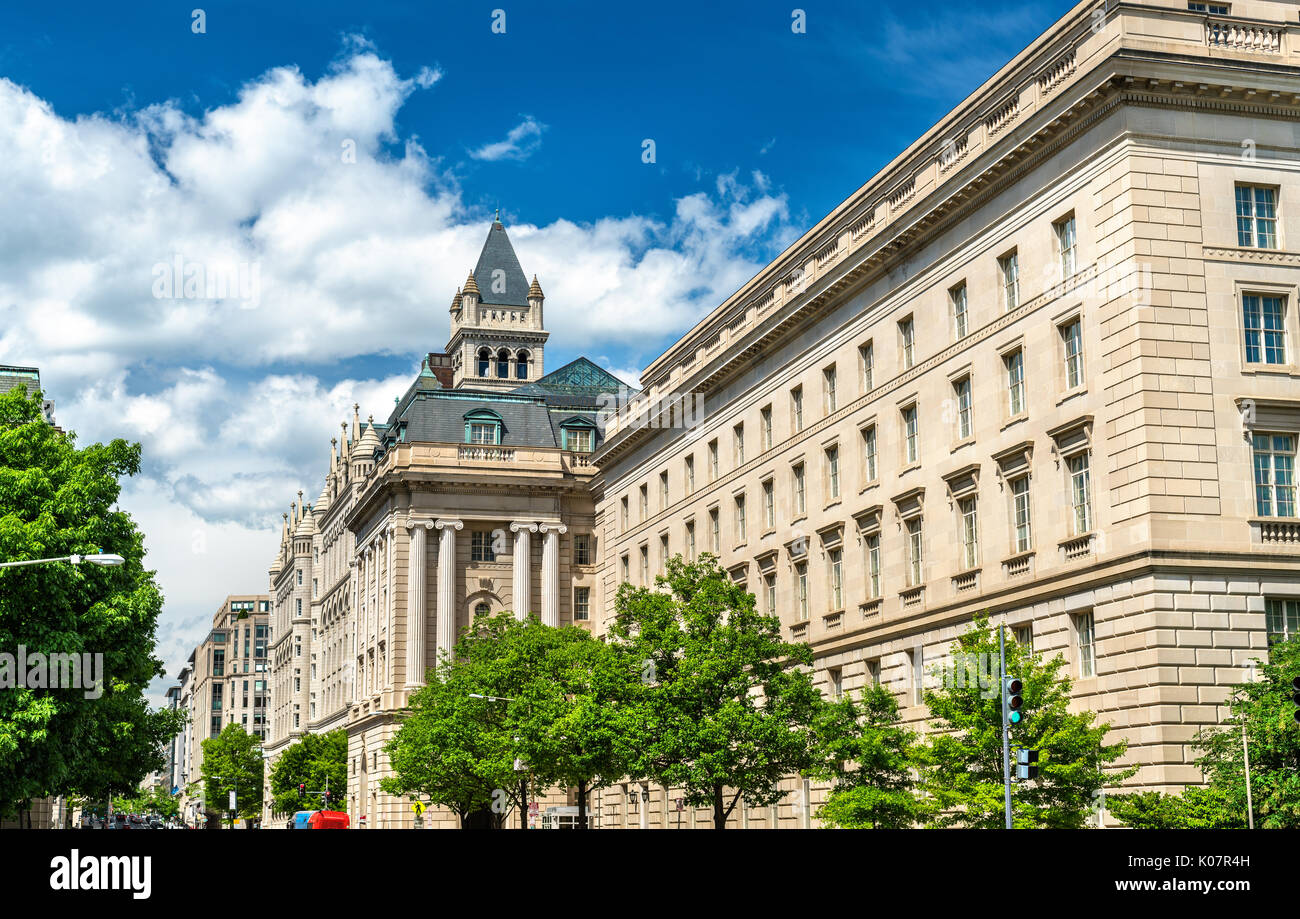 Internal Revenue Service Gebäude in Washington DC, USA Stockfoto