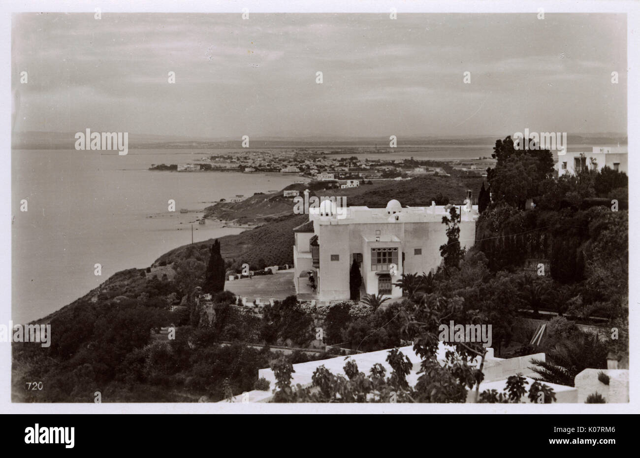 Blick auf Sidi Bou Said, Tunesien, Nordafrika Stockfoto