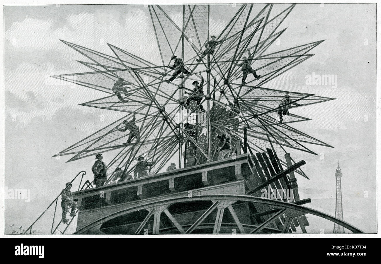 Pariser Ausstellung - Palast der Elektrizität 1900 Stockfoto