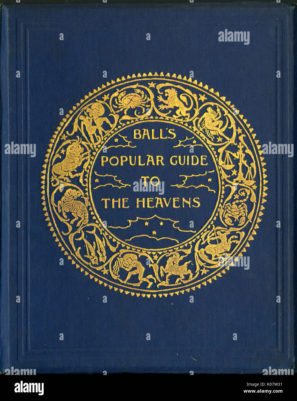 Titelseite von Ball's Popular Guide to the Heavens Stockfoto