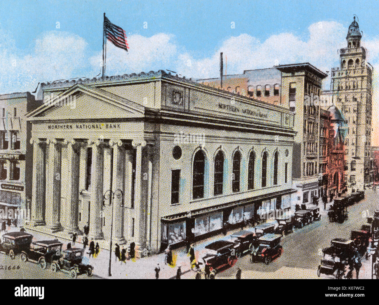 Toledo, Ohio, USA - Northern National Bank, Superior Street Stockfoto
