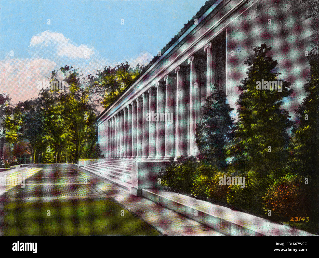 Toledo, Ohio, USA - Eintritt zum Kunstmuseum Stockfoto