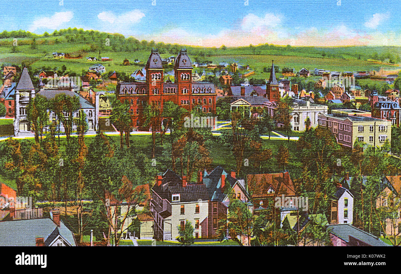 Washington und Jefferson College und Campus, Pennsylvania Stockfoto