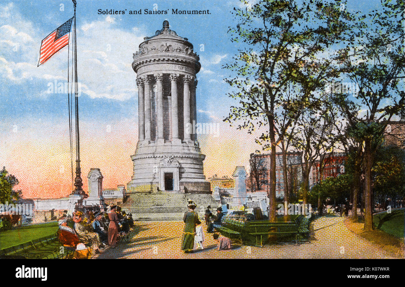 New York City, USA – Soldiers and Sailors Monument Stockfoto