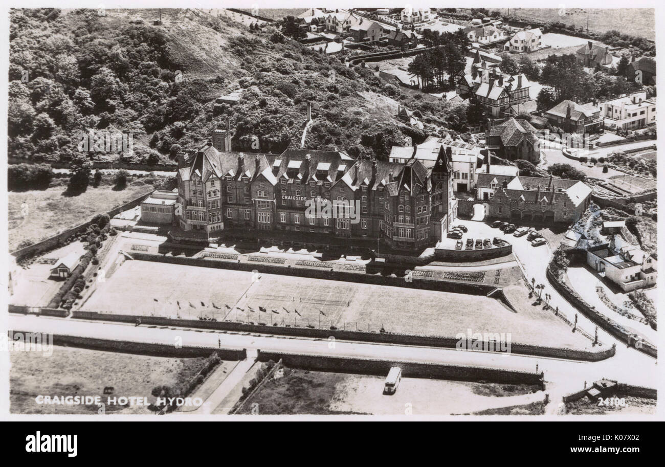 Craigside Hotel Hydro, Llandudno, Nordwales Stockfoto