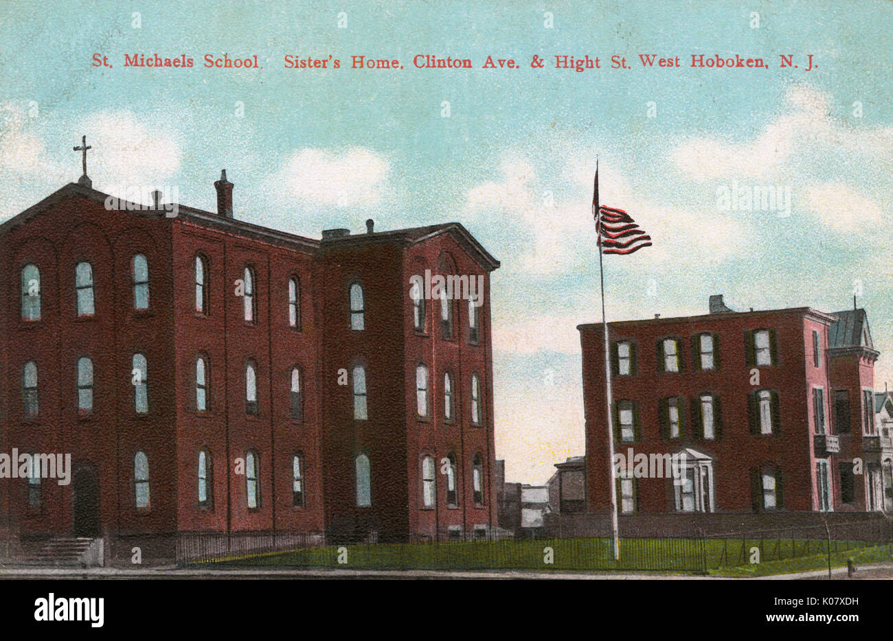 St. Michael's School, West Hoboken, New Jersey, USA Stockfoto