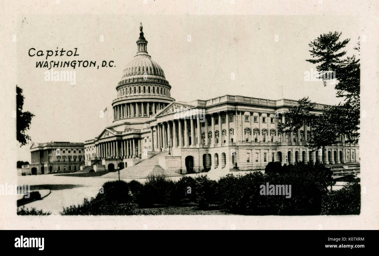 Washington DC, USA – das Capitol Stockfoto