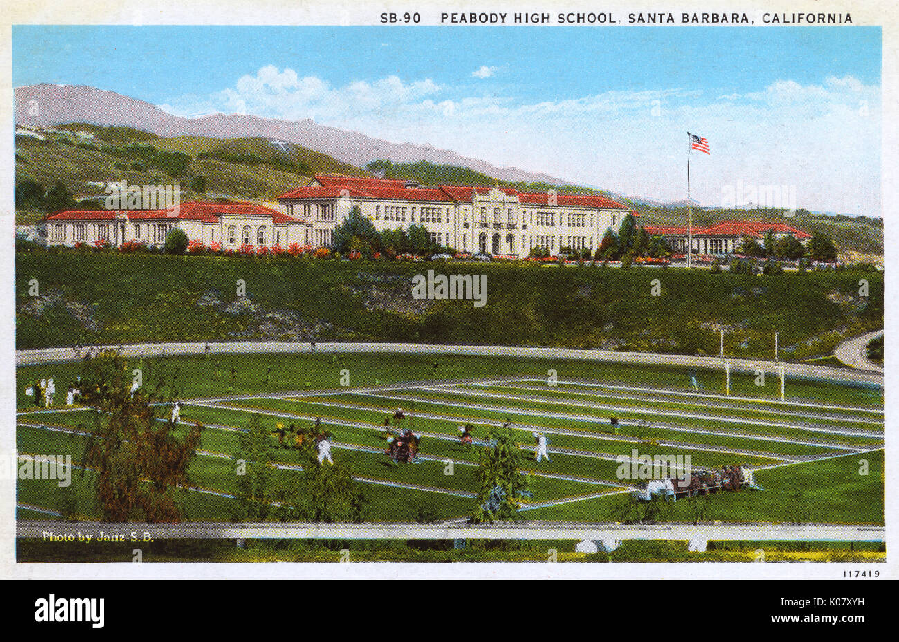 Peabody High School, Santa Barbara, Kalifornien, USA Stockfoto