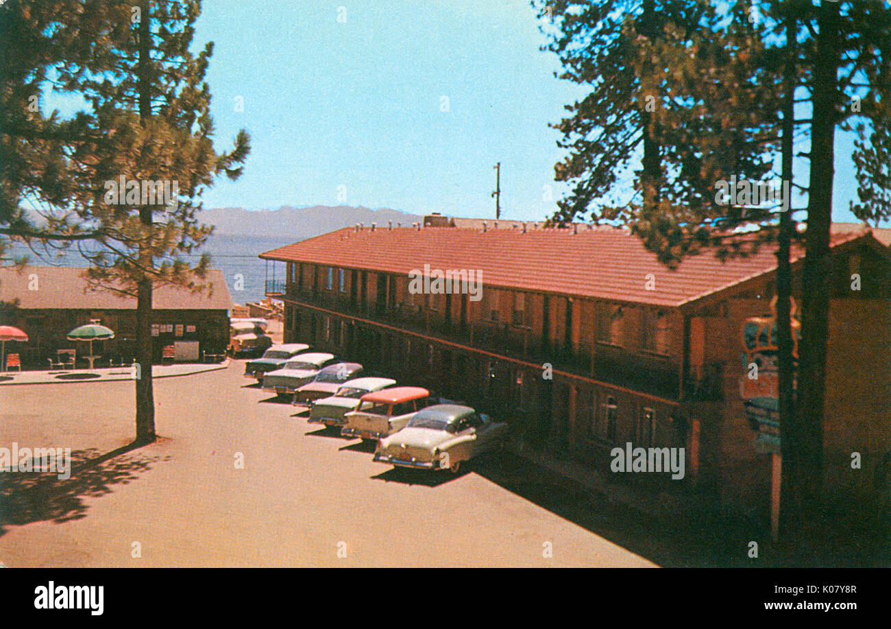 Crown Motel, Kings Beach, Lake Tahoe, Kalifornien, USA Stockfoto