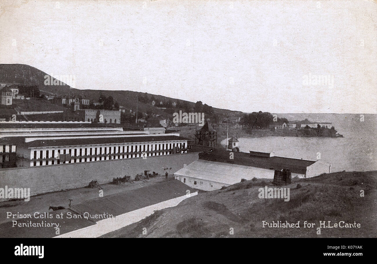 San Quentin Strafanstalt, Marin County, Kalifornien, USA Stockfoto