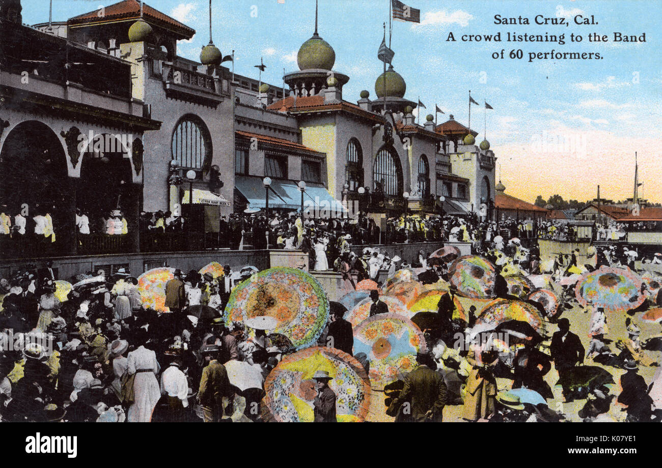 In Santa Cruz, Kalifornien, USA Stockfoto