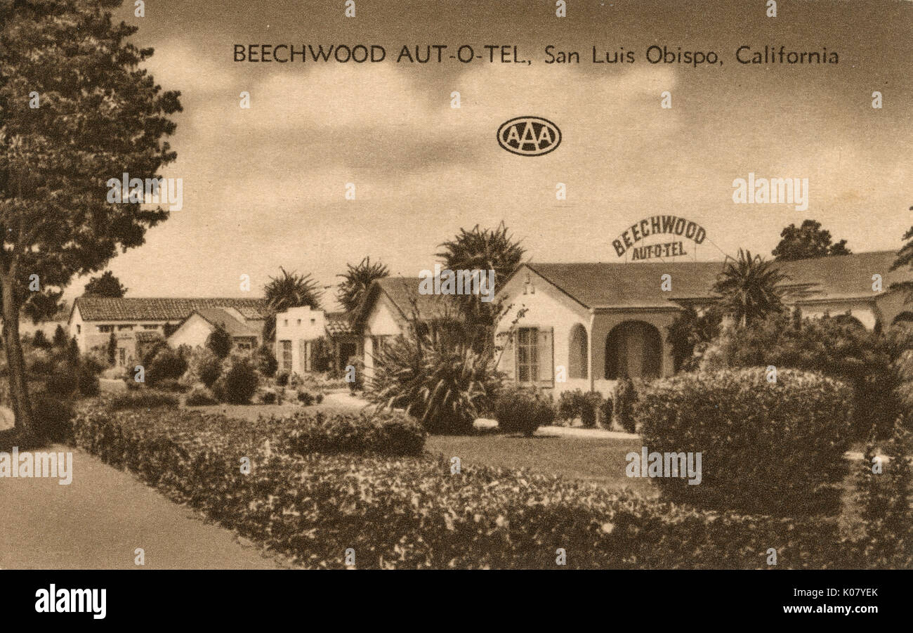 Beechwood AUT-O-Tel, San Luis Obispo, Kalifornien, USA Stockfoto