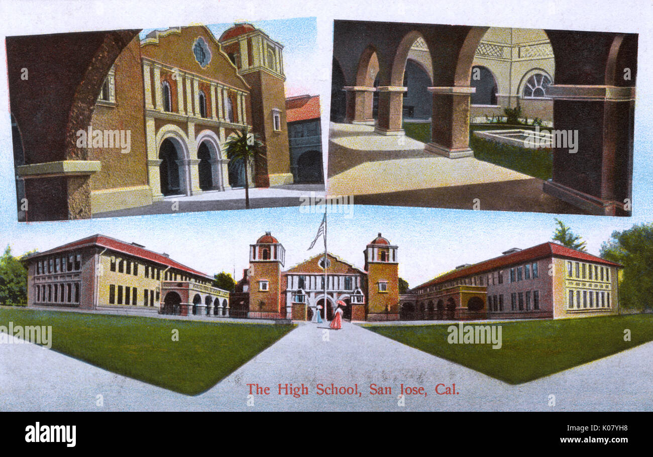 High School, San Jose, Santa Clara, Kalifornien, USA Stockfoto