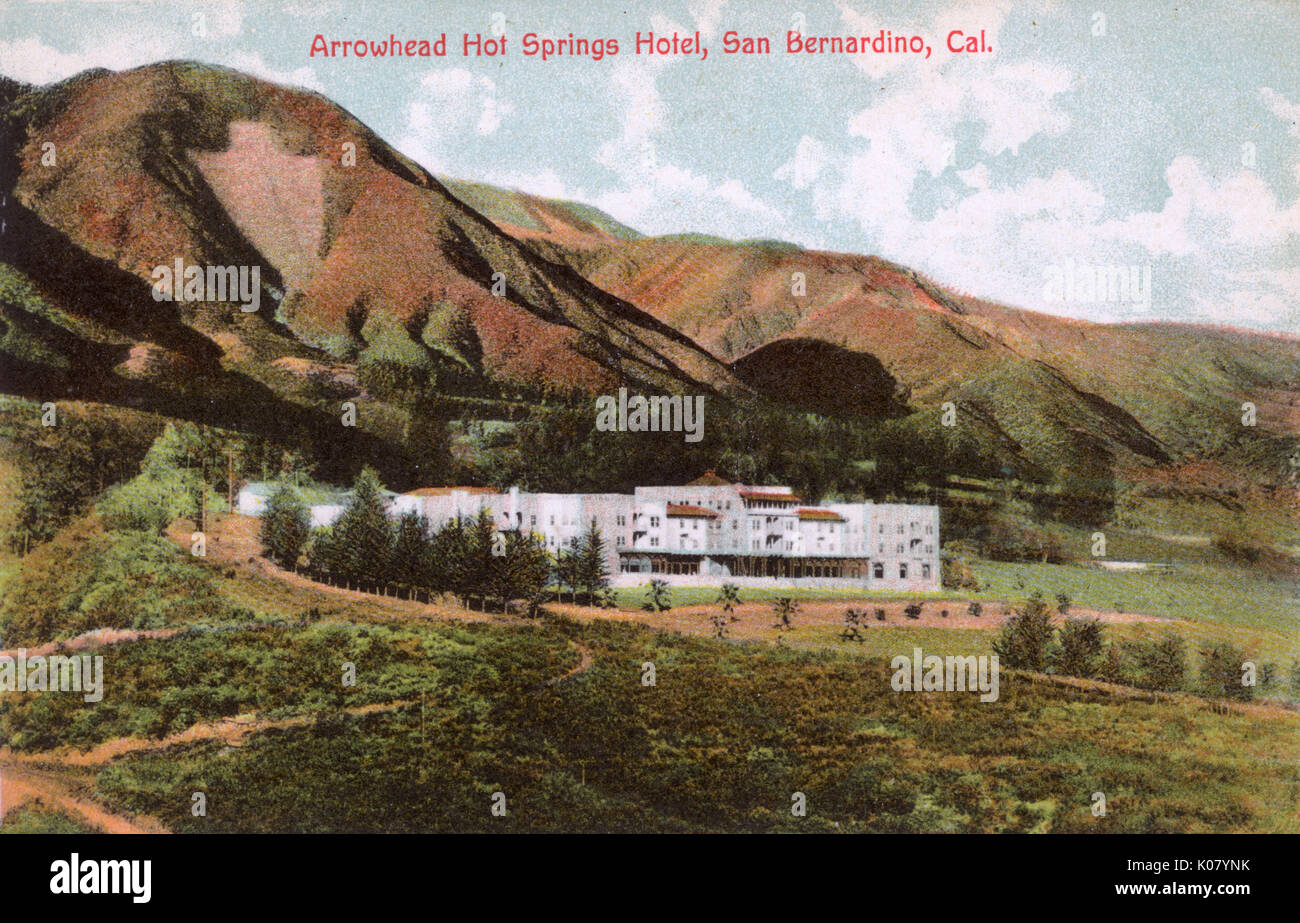 Arrowhead Hot Springs Hotel, San Bernardino, Kalifornien, USA Stockfoto