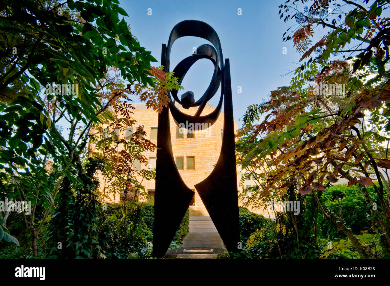 Memorial Statue von Franta Belsky zu Astronom Sir William Herchel, Stockfoto