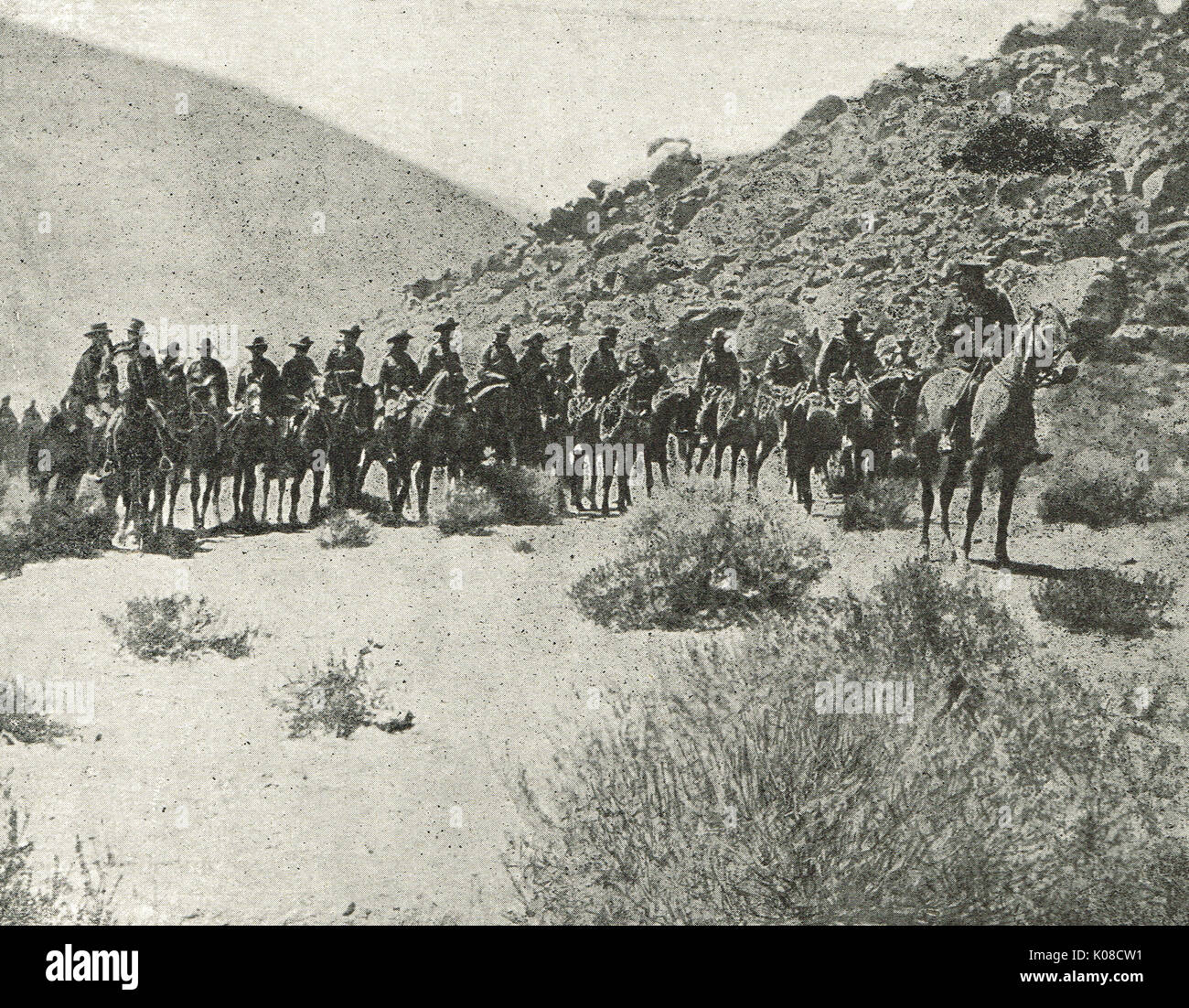 Oberst Maritz & seine rebel Commandos, Südafrika Stockfoto