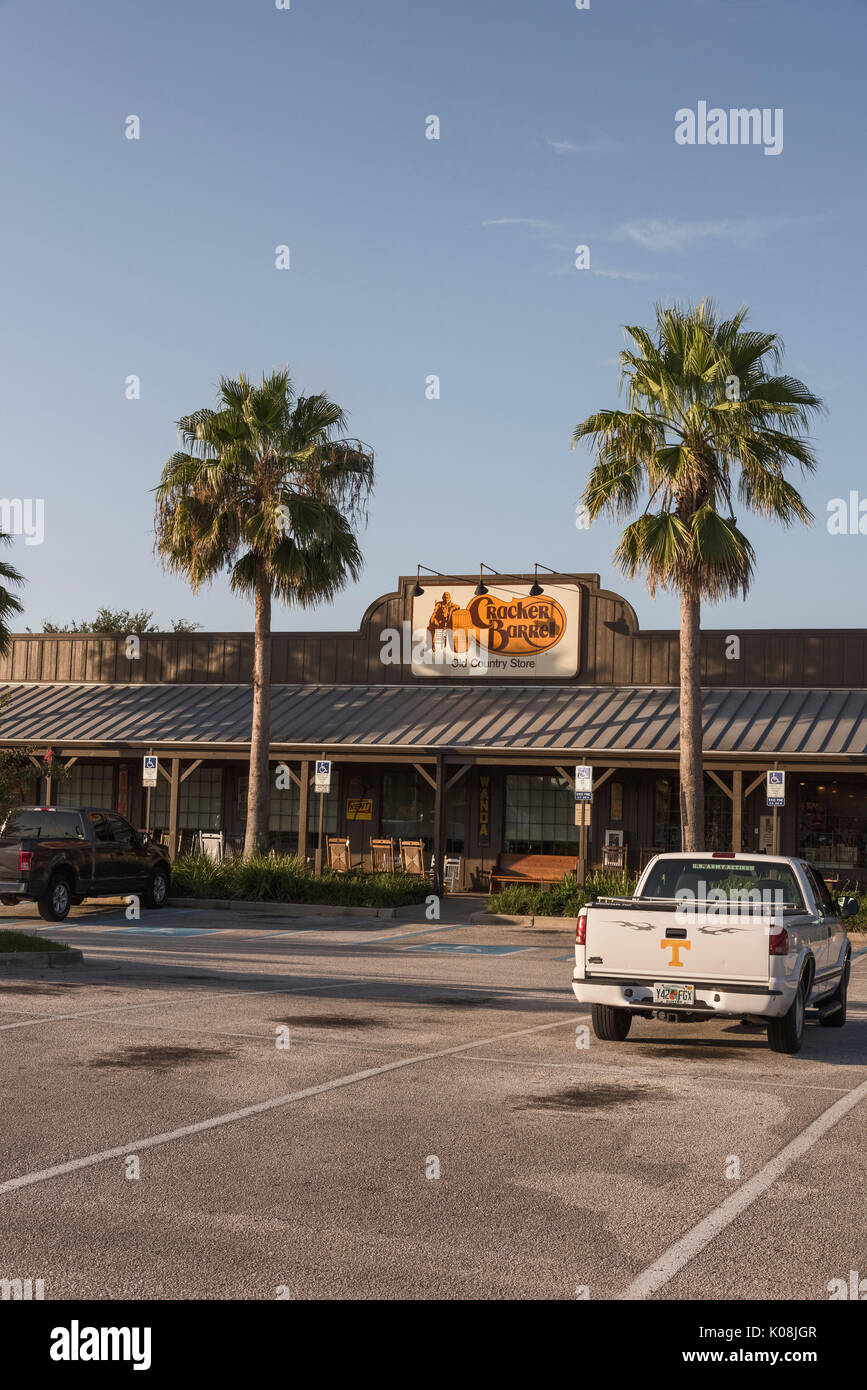 Cracker Barrel Old Country Store Restaurant Leesburg, Florida USA Stockfoto