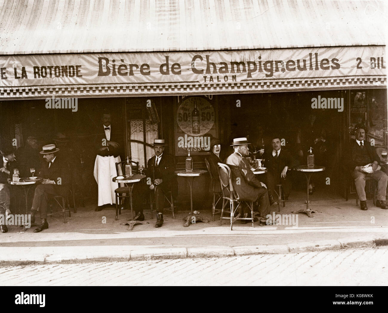 Café La Rotonde, Paris Stockfoto