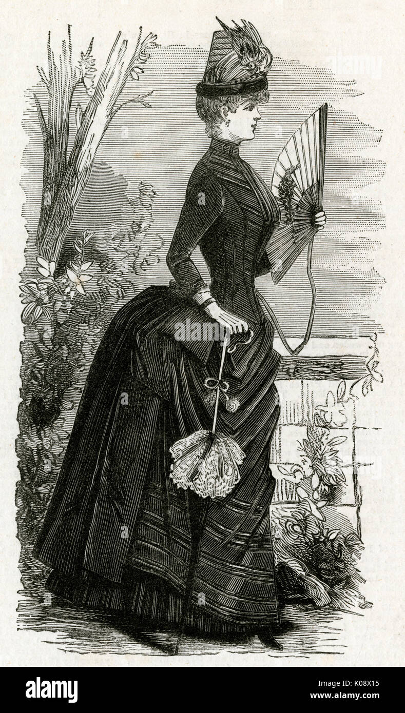 Frauen-Hektik 1886 Stockfoto