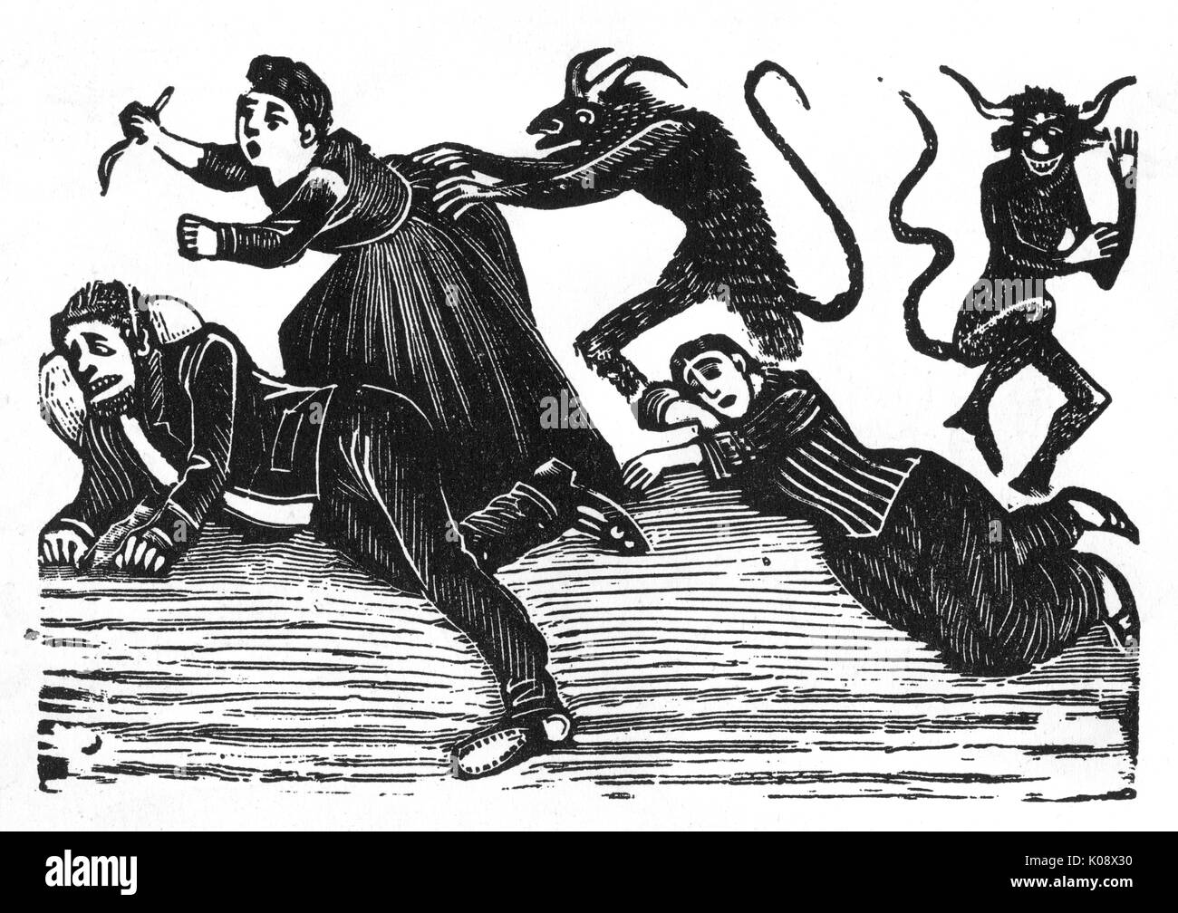 Posada, Tochter, die ihre Eltern ermordet hat, Mexiko Stockfoto