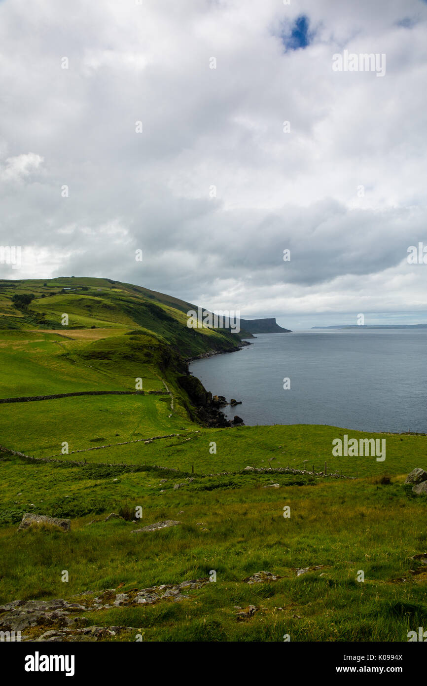 North Antrim Coast in Nordirland. Stockfoto