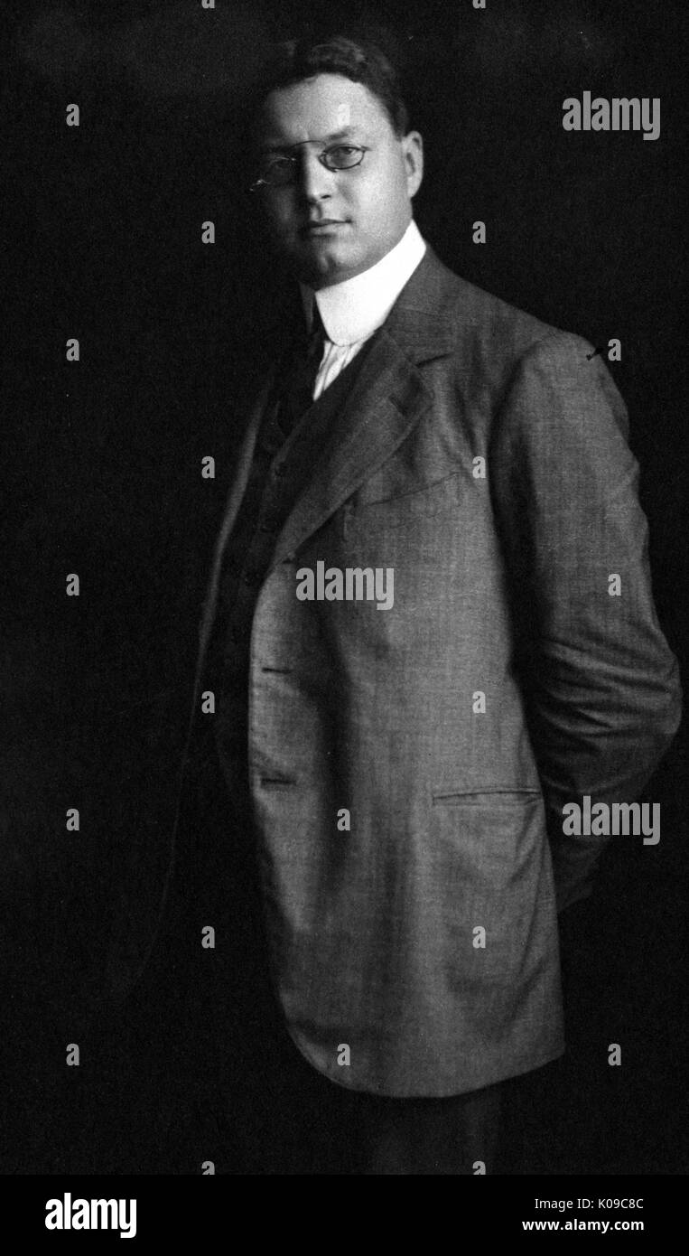 Portrait von Louis Adolphe Terracher, Professor für französische Literatur an der Johns Hopkins University von 1910-1913, 1910. Stockfoto