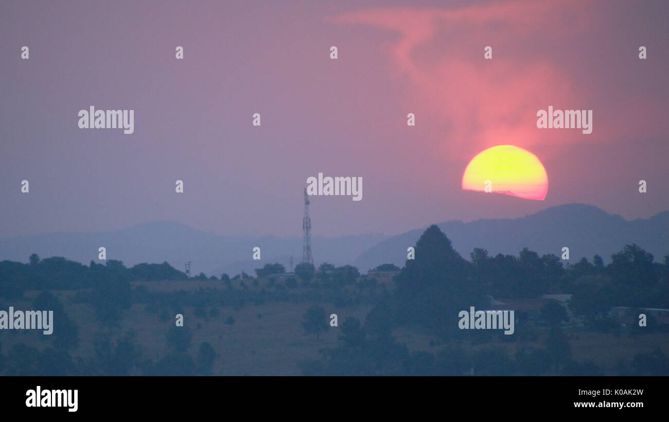 Sonnenuntergang Stockfoto