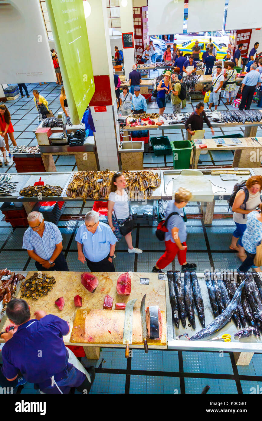 Fisch abgewürgt. Stockfoto