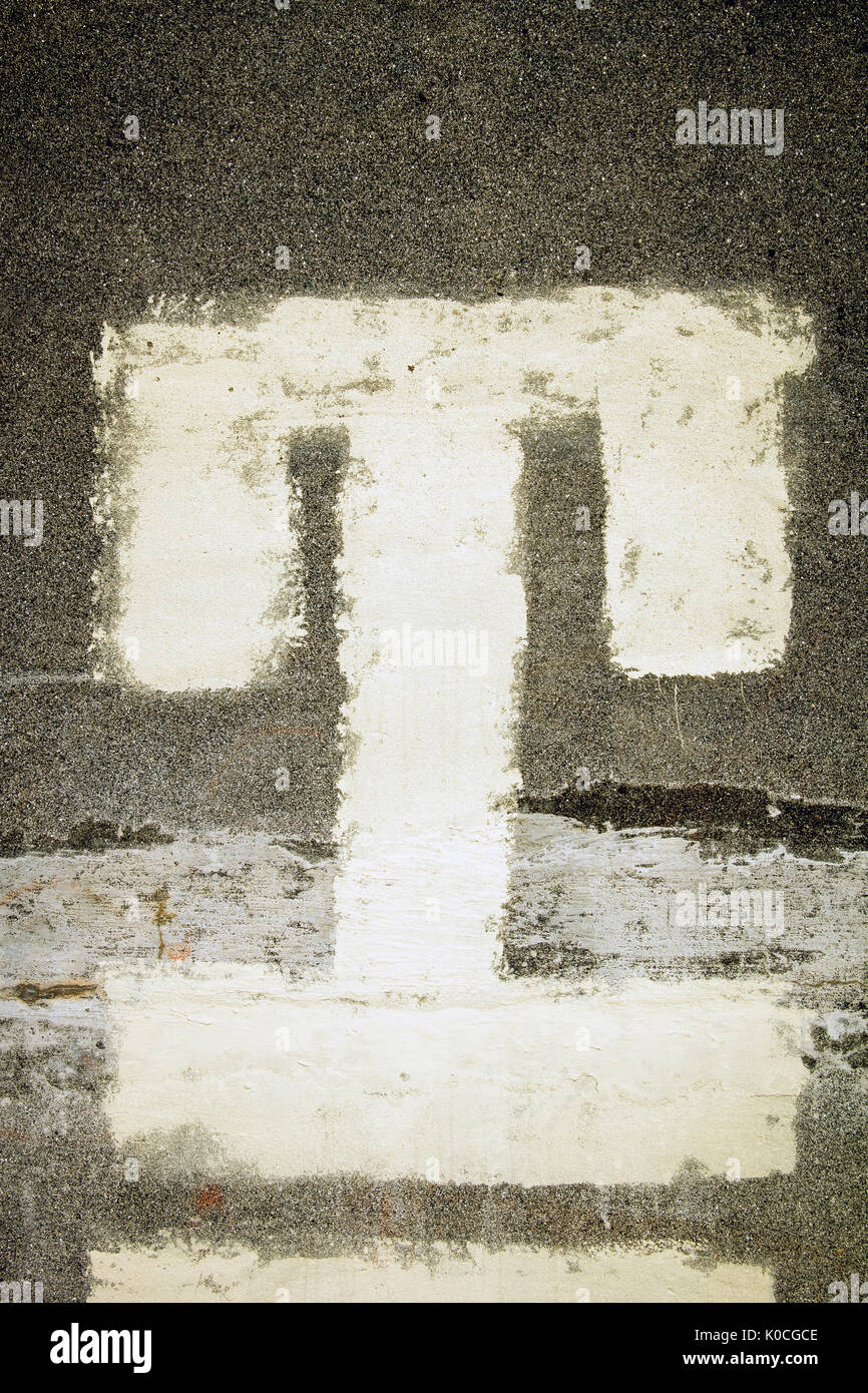 Graffiti Buchstaben T Stockfoto