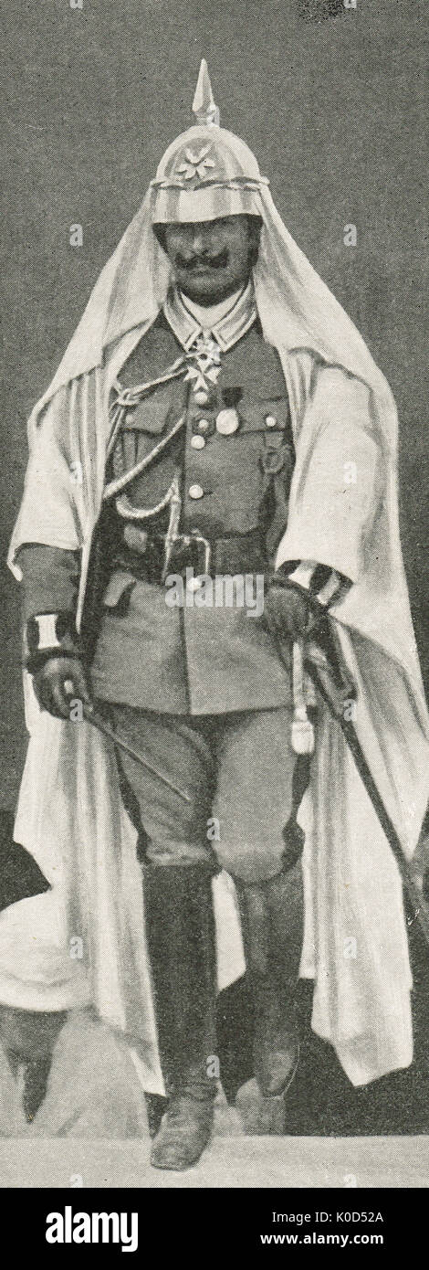 Kaiser Wilhelm II. in tropischen einheitliche Stockfoto