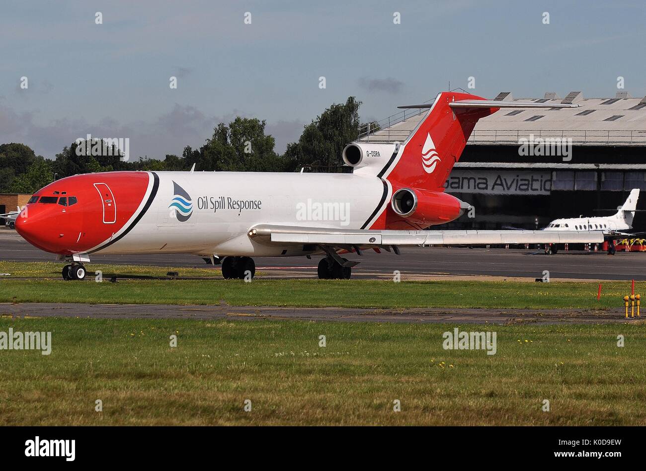 OIL SPILL RESPONSE LTD Boeing 727-200G-OSRA Stockfoto
