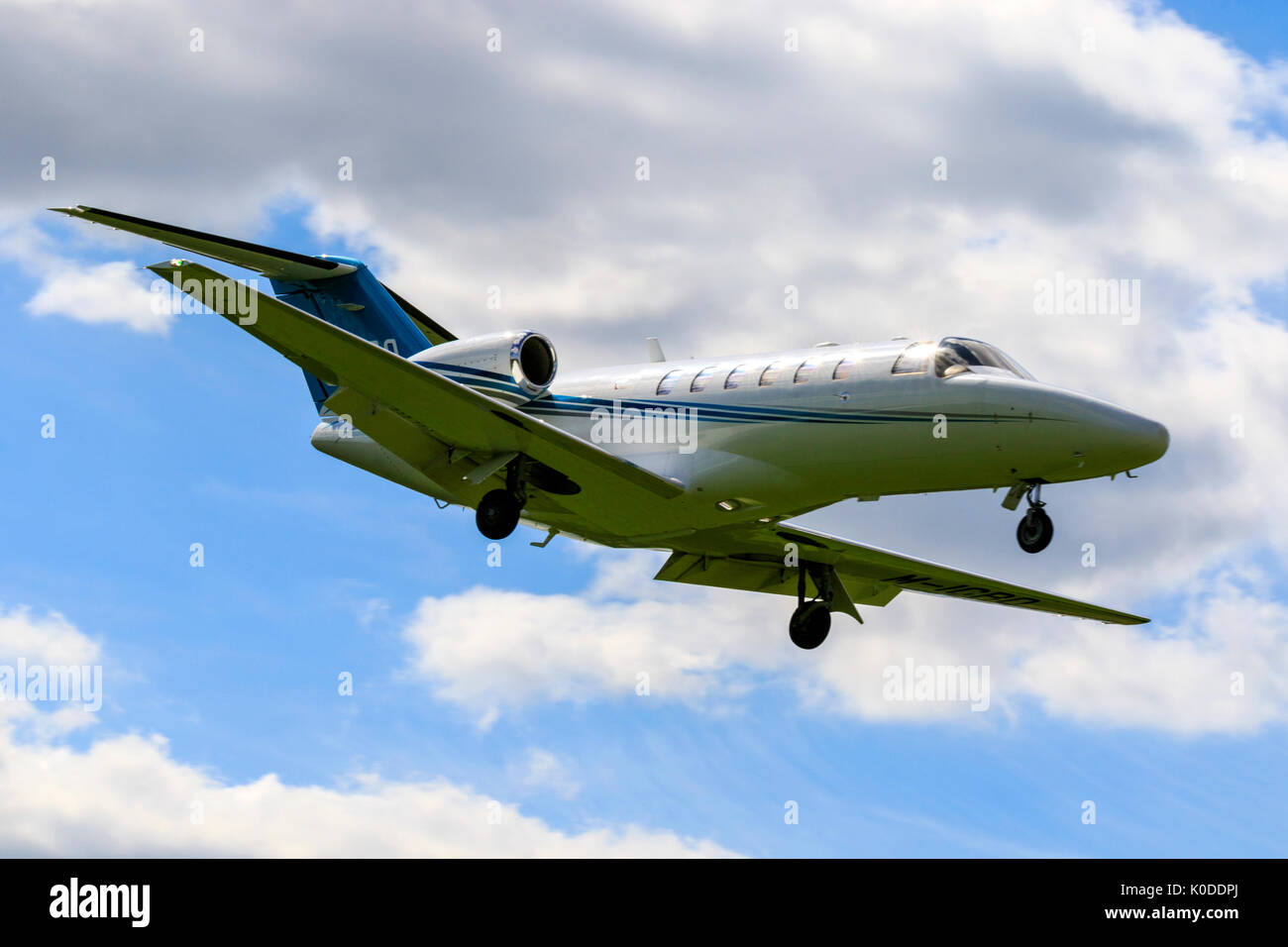 Cessna 525 Citation-Jet C 12 M-MIKRONEBEL Stockfoto