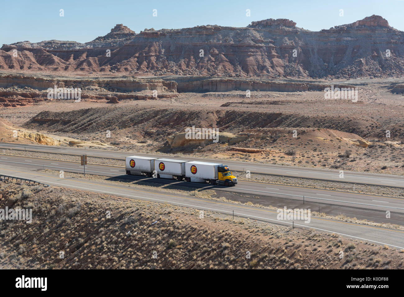 USA, Utah, San Rafael Reef, ich 70, Interstate Stockfoto