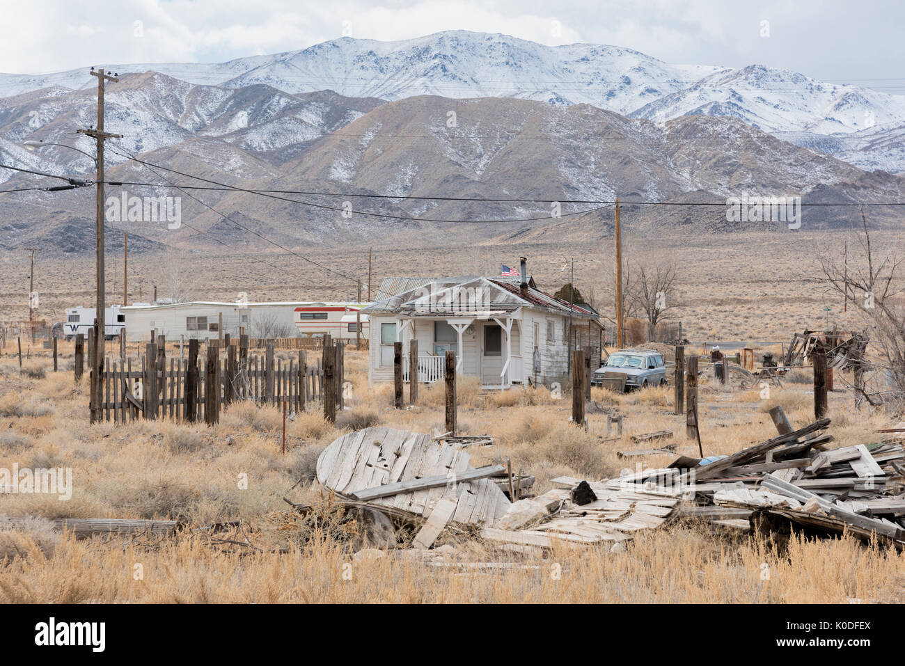 USA, Nevada, Luning, Pax Americana Stockfoto