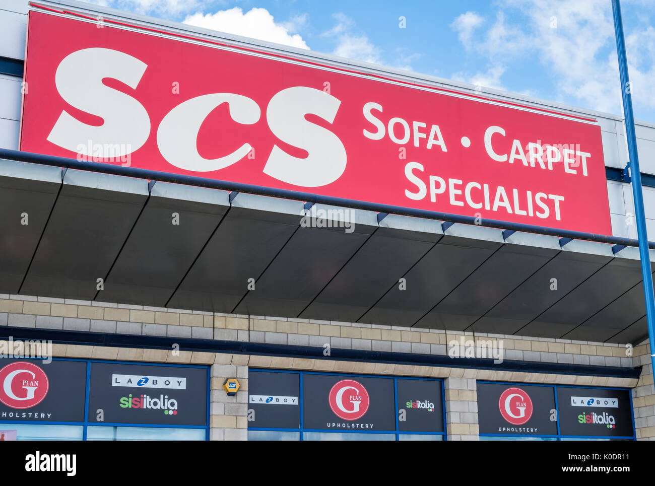 SCS, das Sofa Teppich, Nottingham, England, Großbritannien Stockfoto