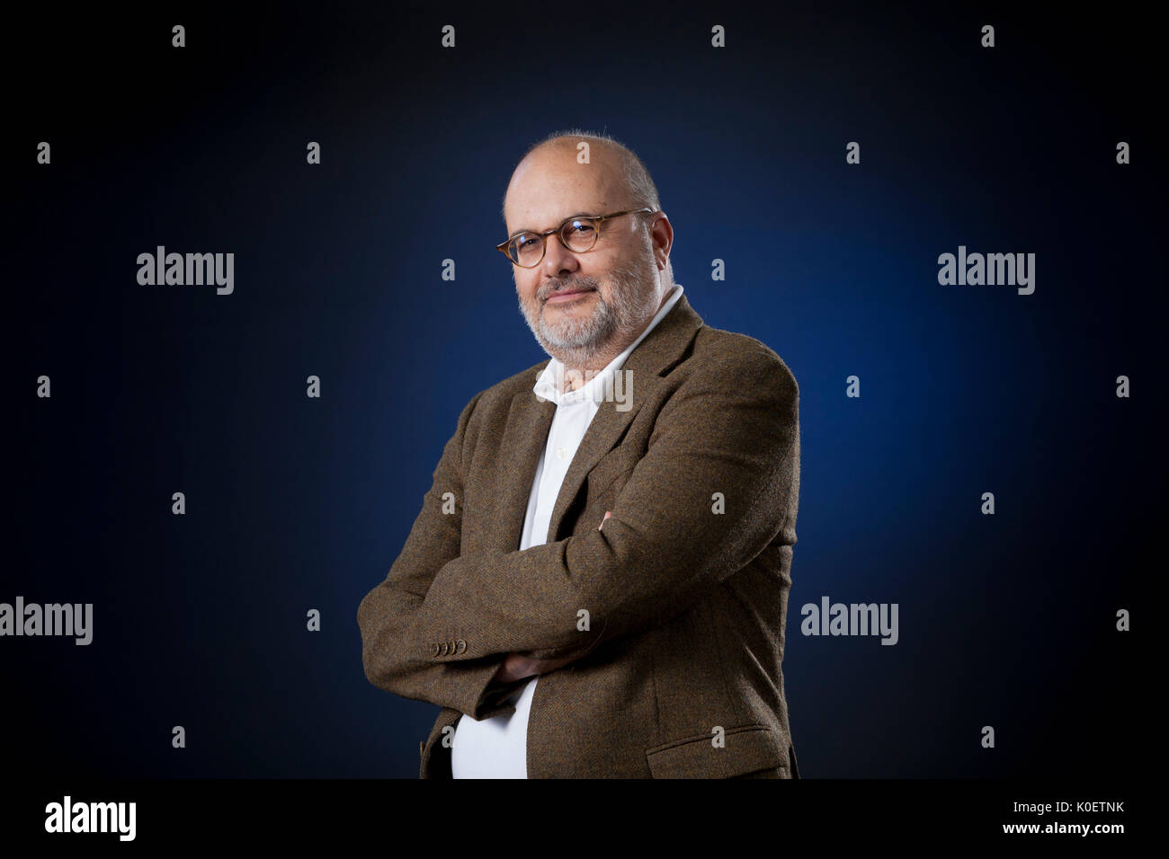 Edinburgh, Großbritannien. 22. August 2017. Branko Milanovic, der Serbian-American Ökonom und Autor, beim Edinburgh International Book Festival erscheinen. Gary Doak/Alamy leben Nachrichten Stockfoto