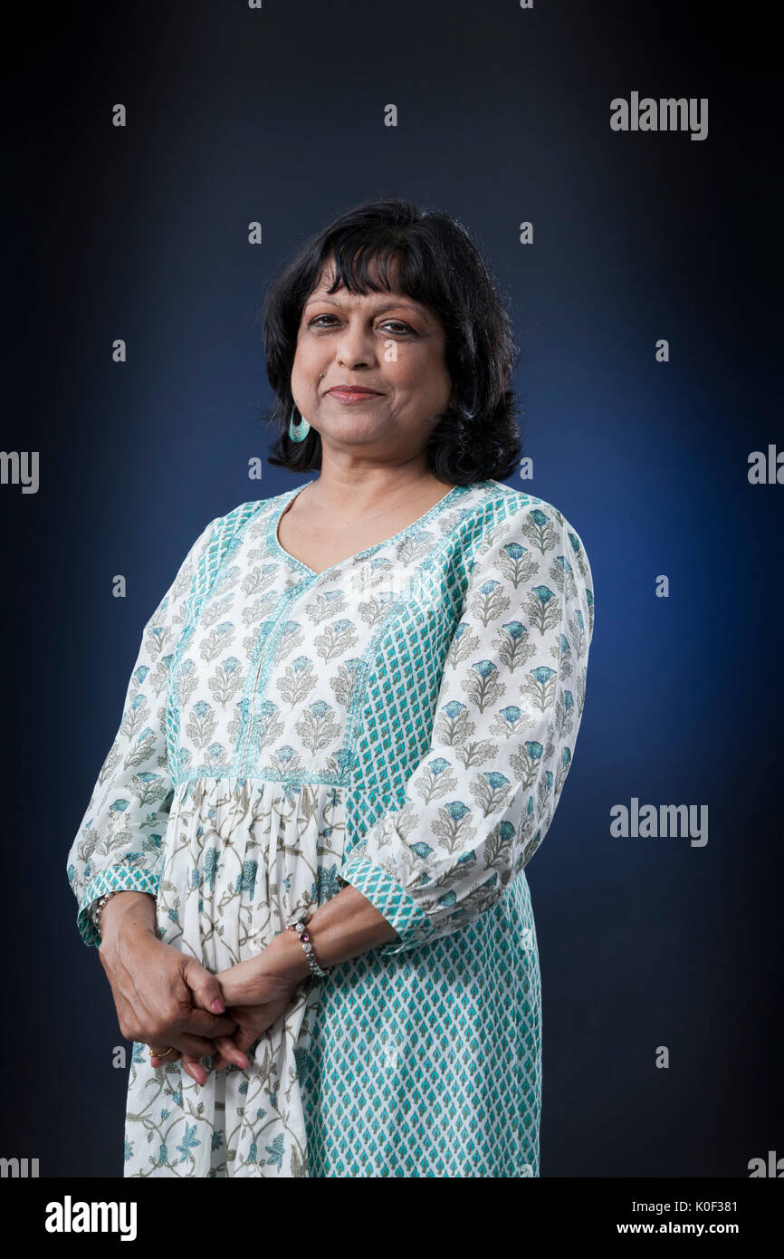 Edinburgh, Großbritannien. 23 Aug, 2017. Bashabi Fraser, der Inder - geboren schottische Dichter, beim Edinburgh International Book Festival erscheinen. Credit: GARY DOAK/Alamy leben Nachrichten Stockfoto