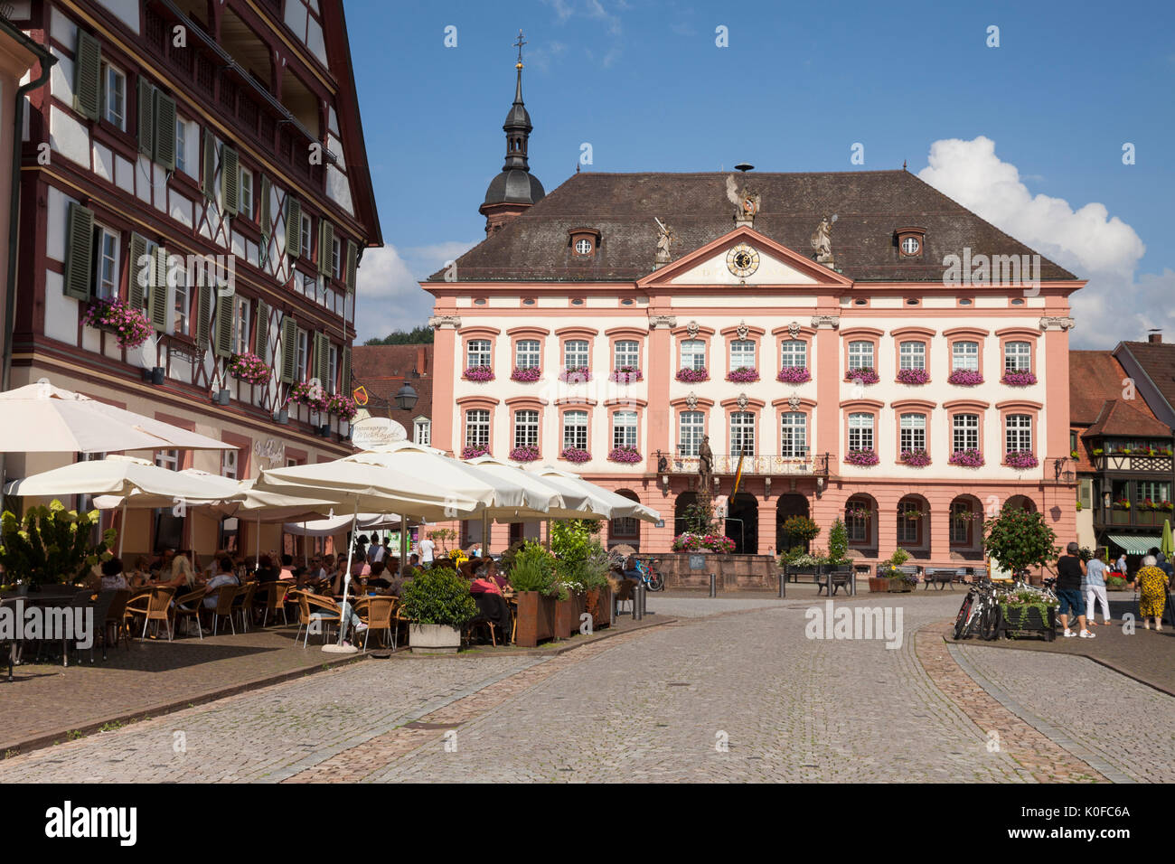 Rathaus der Stadt Gengenbach, Schwarzwald, Baden-Württemberg, Deutschland, Europa Stockfoto