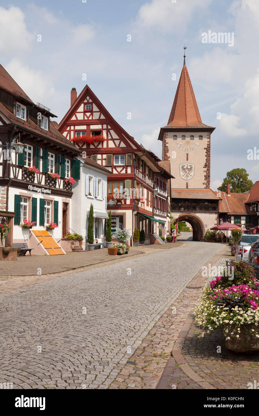 Stadt Gengenbach, Schwarzwald, Baden-Württemberg, Deutschland, Europa Stockfoto