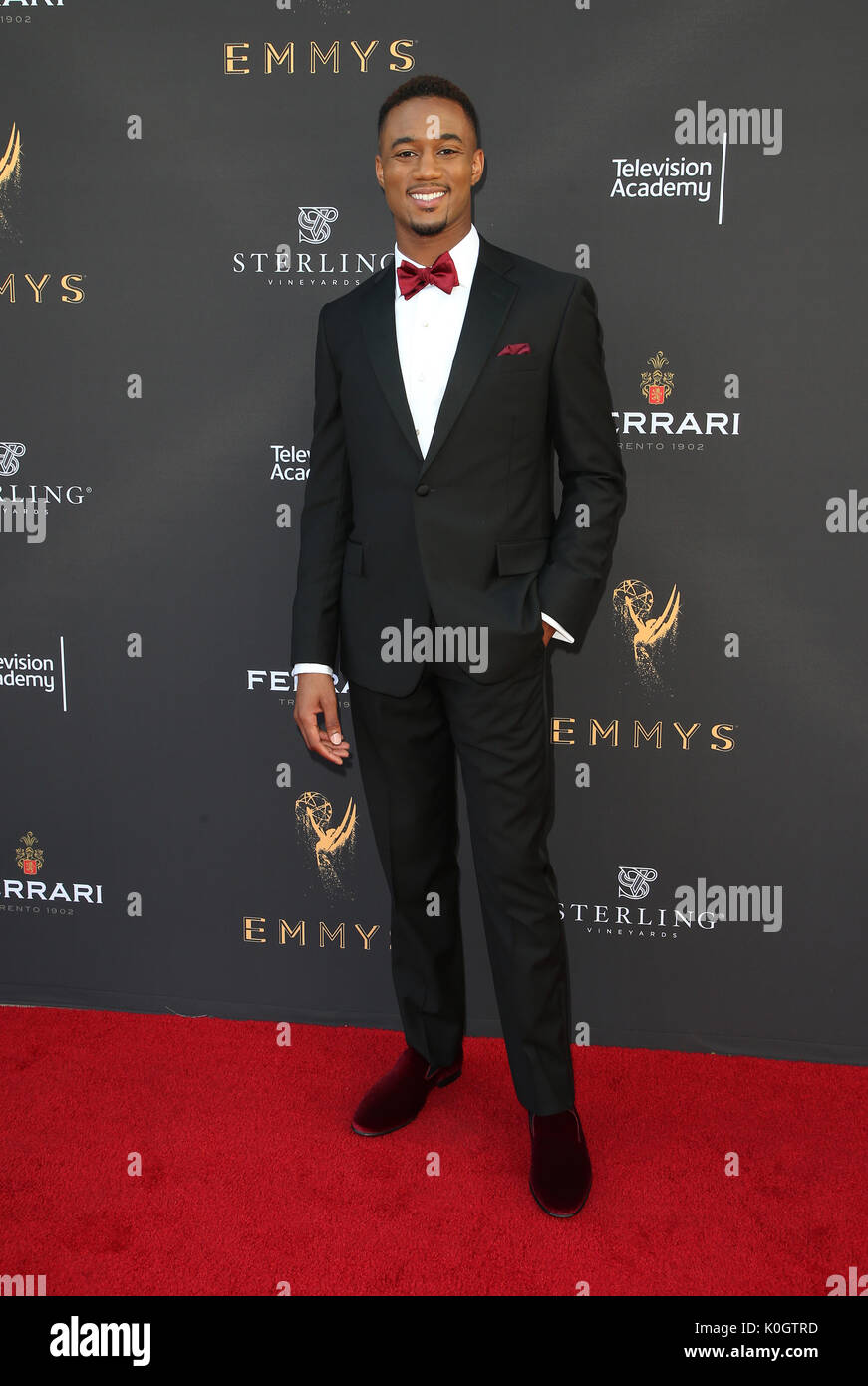 69 Los Angeles Bereich Emmy Awards mit: Jessie T. Usher Wo: Los Angeles, California, United States Wann: 23 Aug 2017 Quelle: FayesVision/WENN.com Stockfoto
