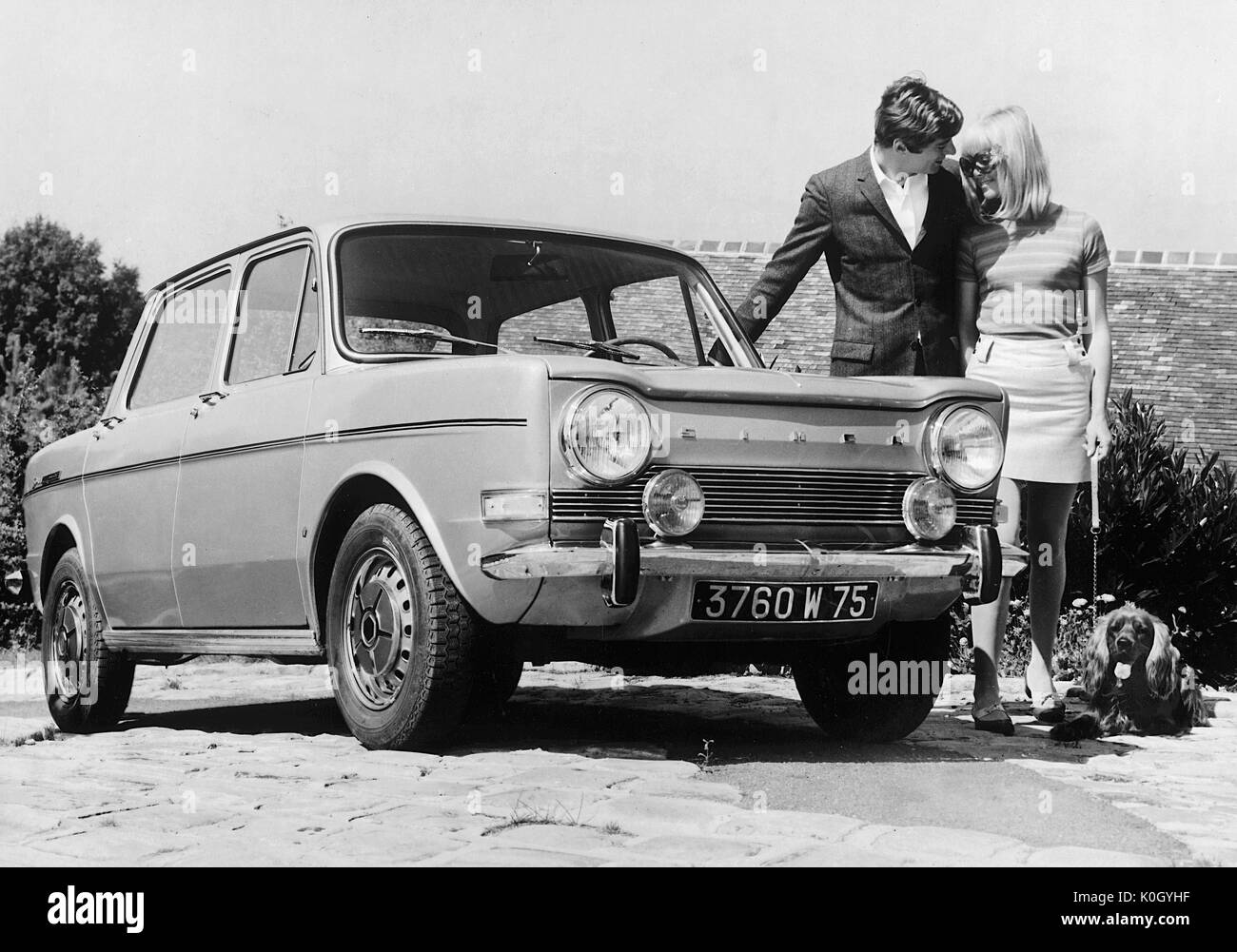 1968 Simca 1000 Spezial Stockfoto