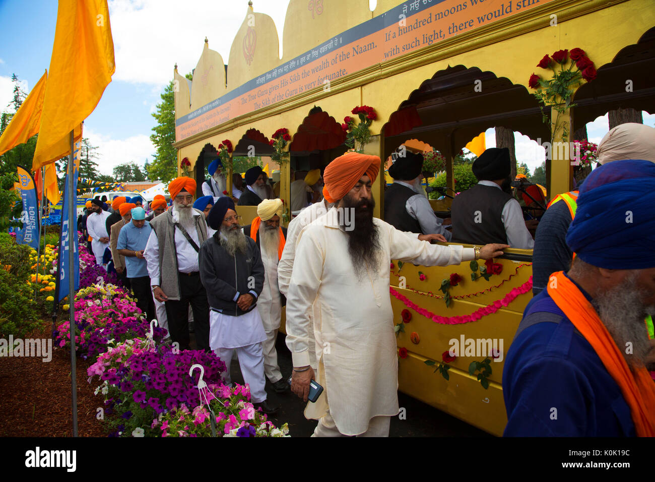 Sikh Parade, Salem, Oregon Stockfoto