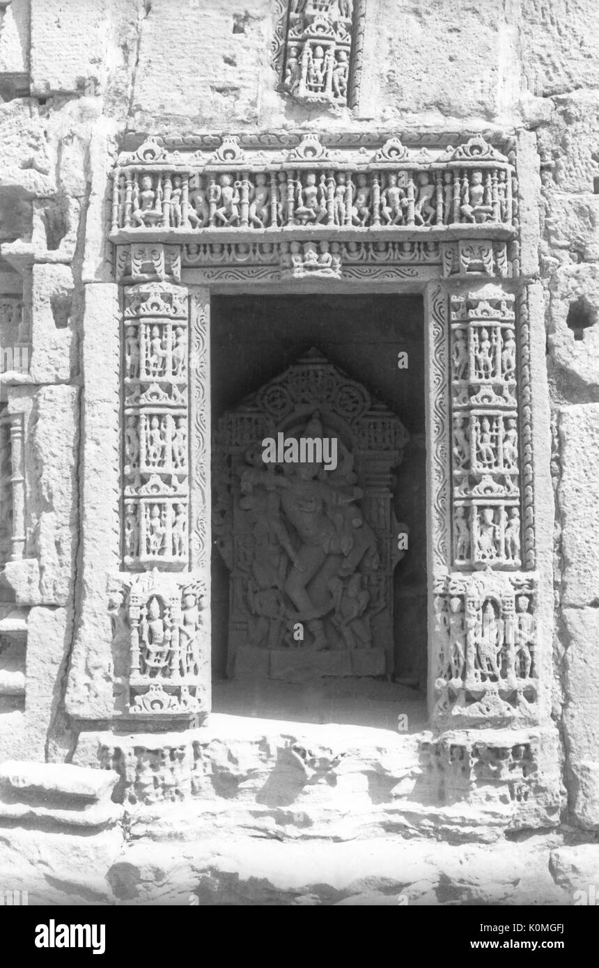 Sun modhera Hindu Tempel, Mehsana, Gujarat, Indien, Asien Stockfoto