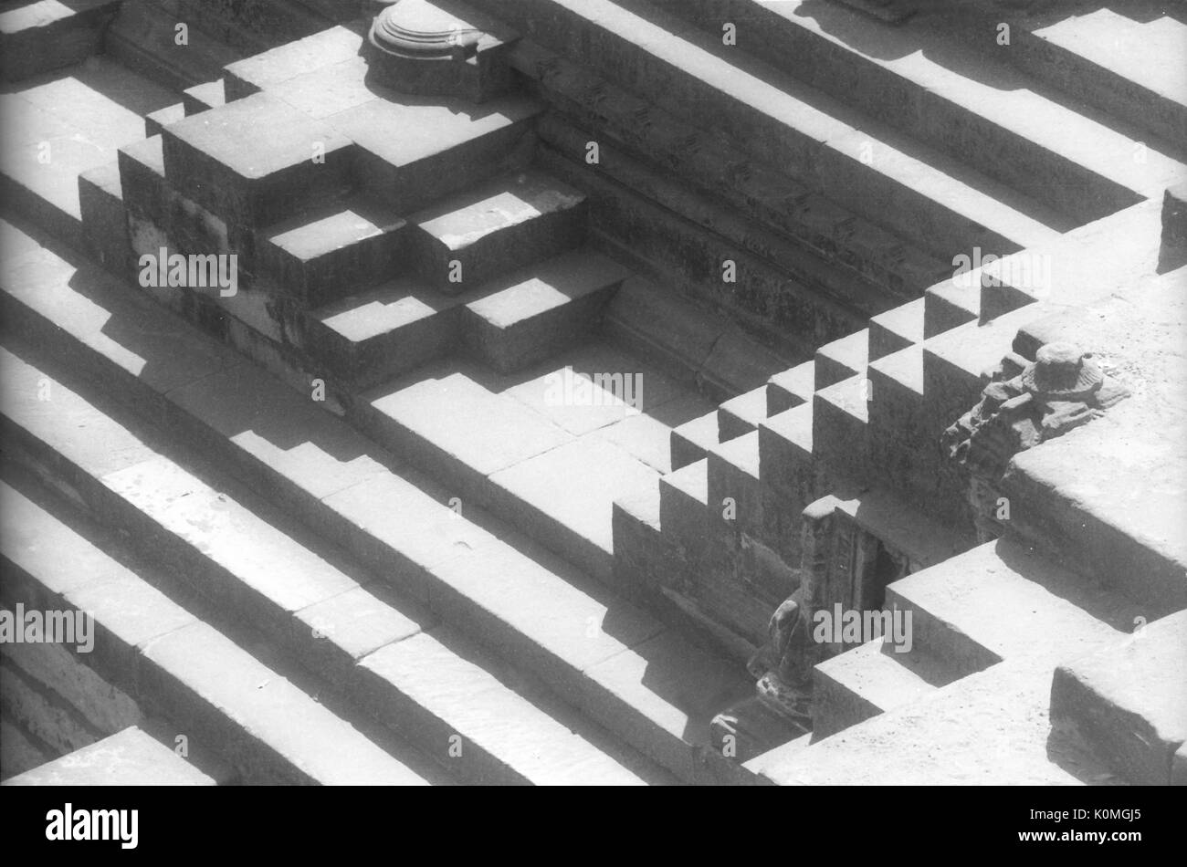 Sun stepwell modhera Hindu Tempel, Mehsana, Gujarat, Indien, Asien Stockfoto