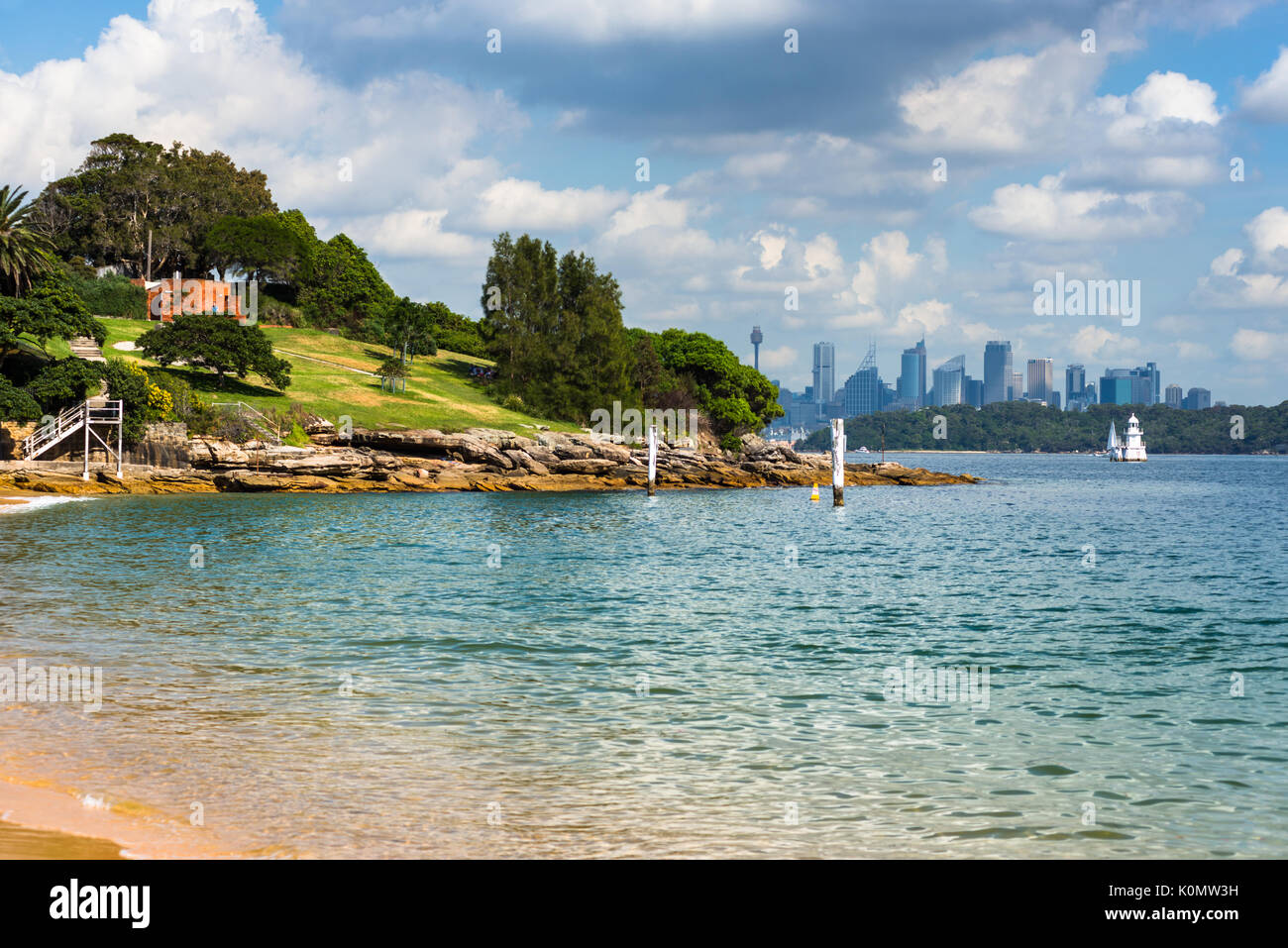 Camp Cove Beach, Watsons Bay, Sydney, New South Wales, Australien. Stockfoto