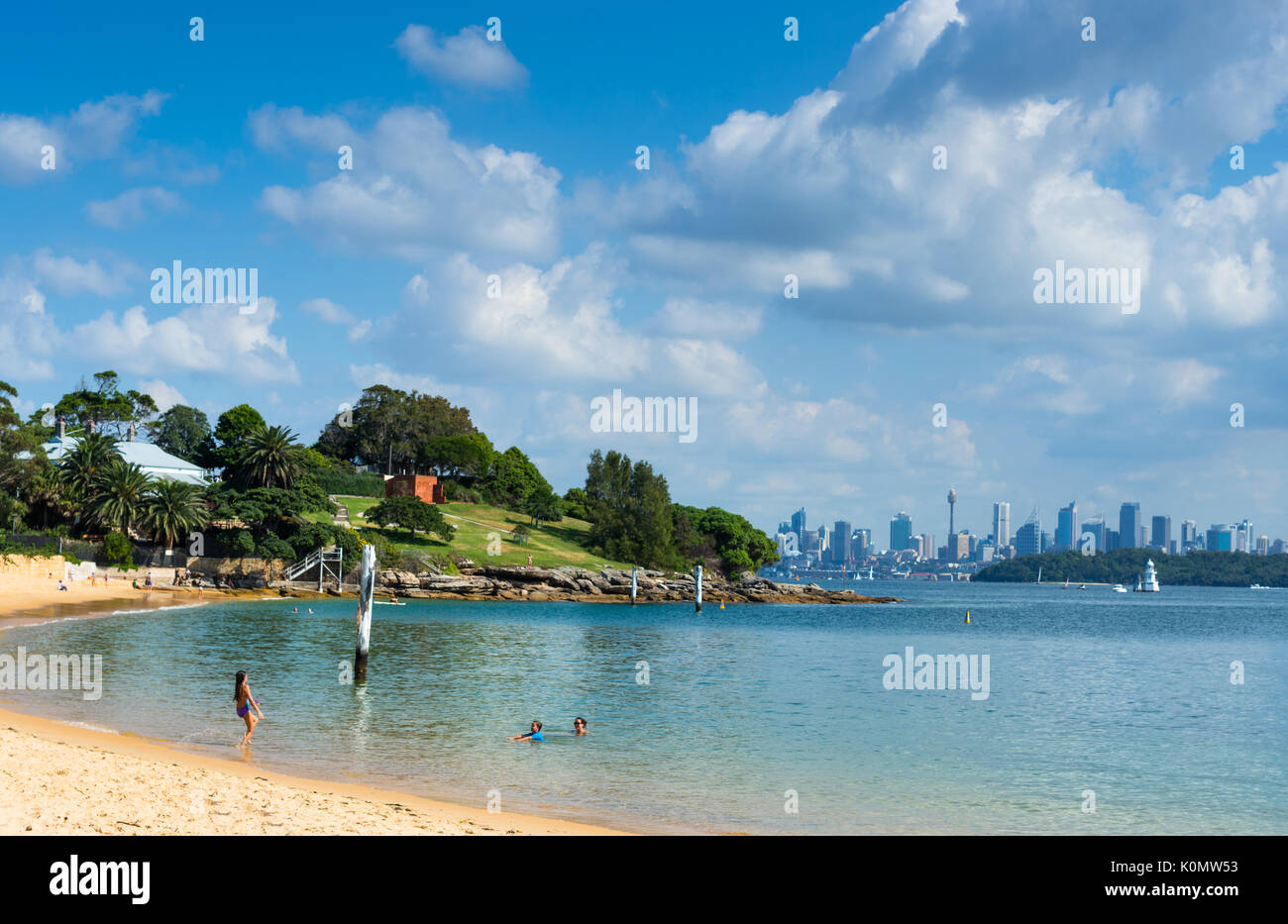 Camp Cove Beach, Watsons Bay, Sydney, New South Wales, Australien. Stockfoto
